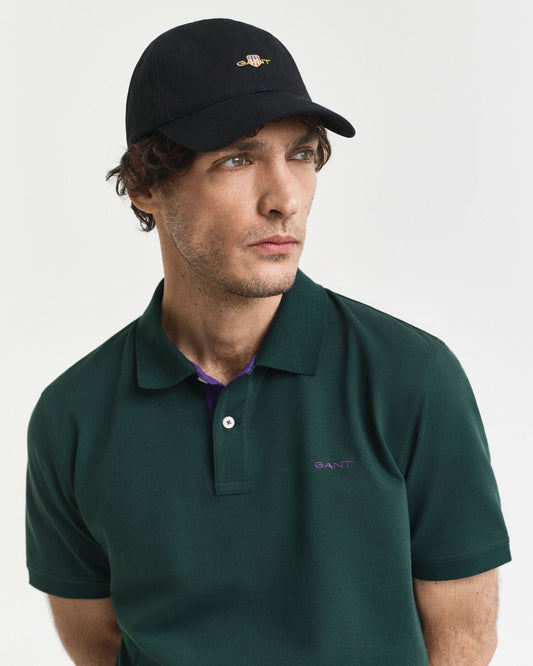 Contrast Pique Polo Shirt